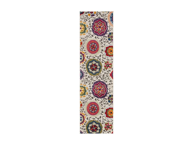 Tapis Ivoire/Multicolore 66 X 183 cm - Manteca