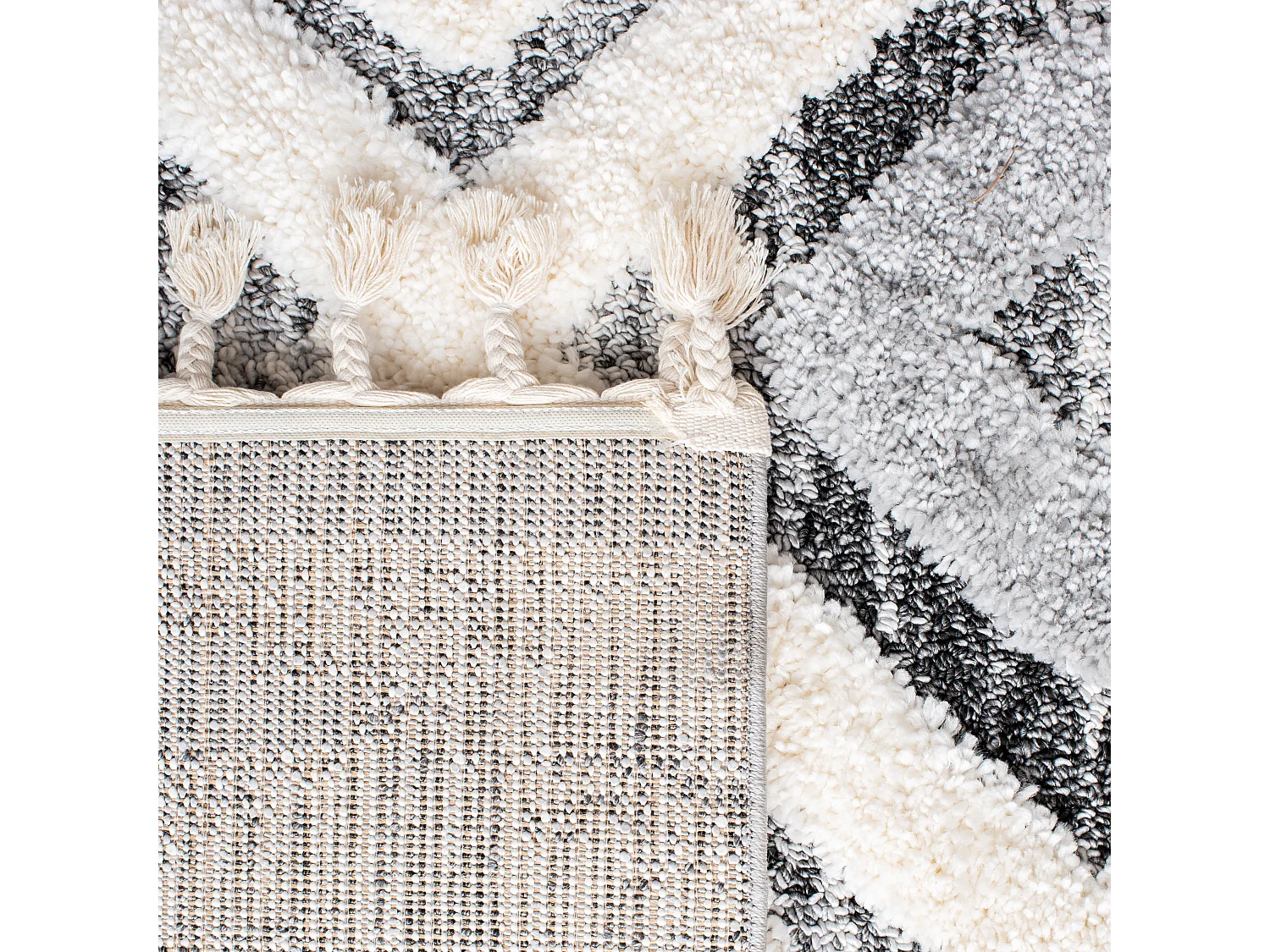 Tapis Gris/Neutre 122 X 183 cm - Jordyn