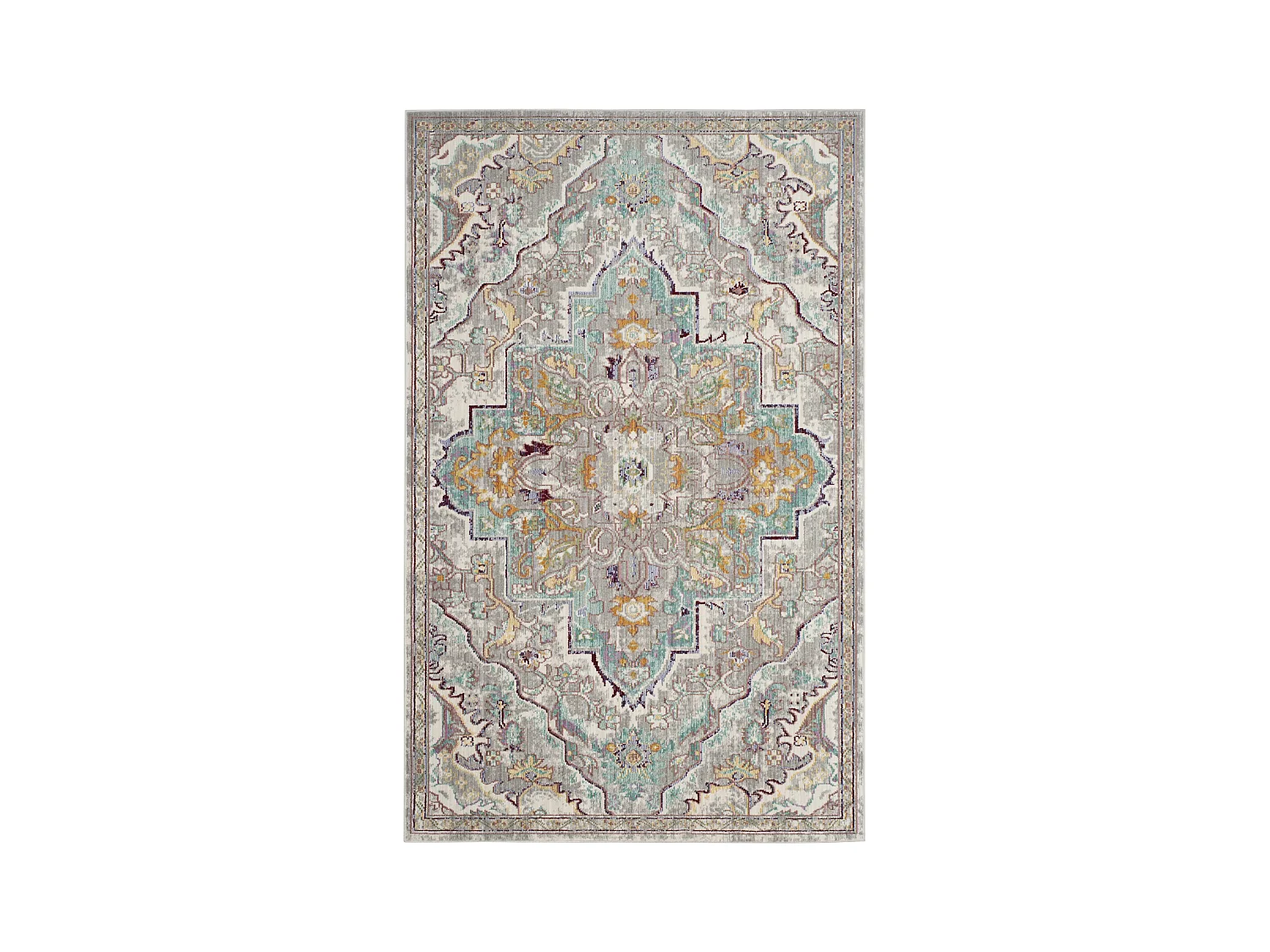 Tapis Gris/Bleu 91 X 152 cm - Lucy