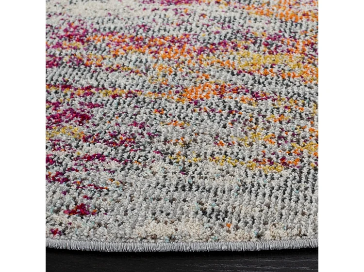 Tapis Gris/Or 122 X 122 cm - Julia