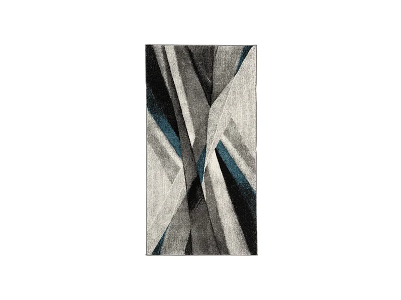 Tapis Gris/Bleu 122 X 183 cm - Aubrey
