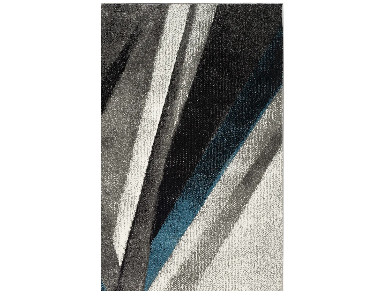 Tapis Gris/Bleu 122 X 183 cm - Aubrey