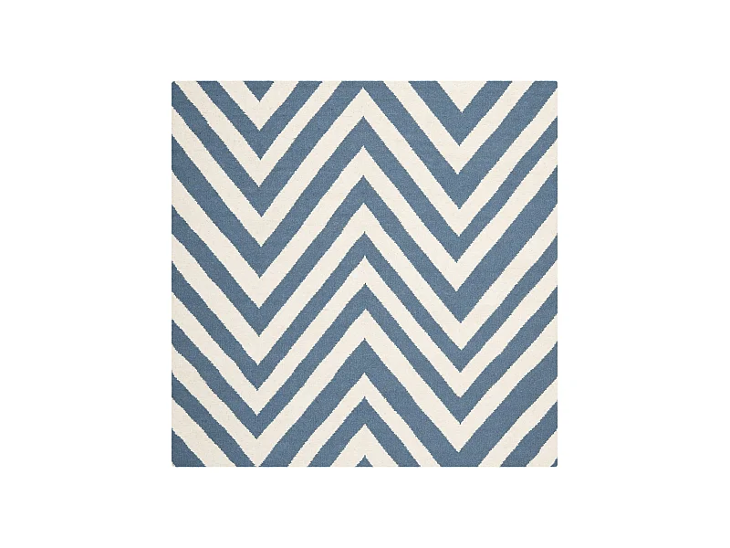 Tapis Bleu/Neutre 183 X 183 cm - Serena