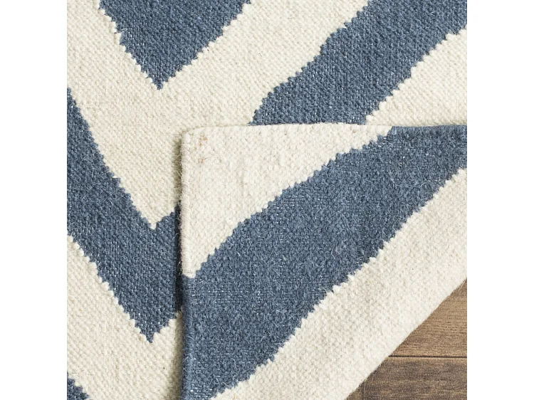 Tapis Bleu/Neutre 183 X 183 cm - Serena