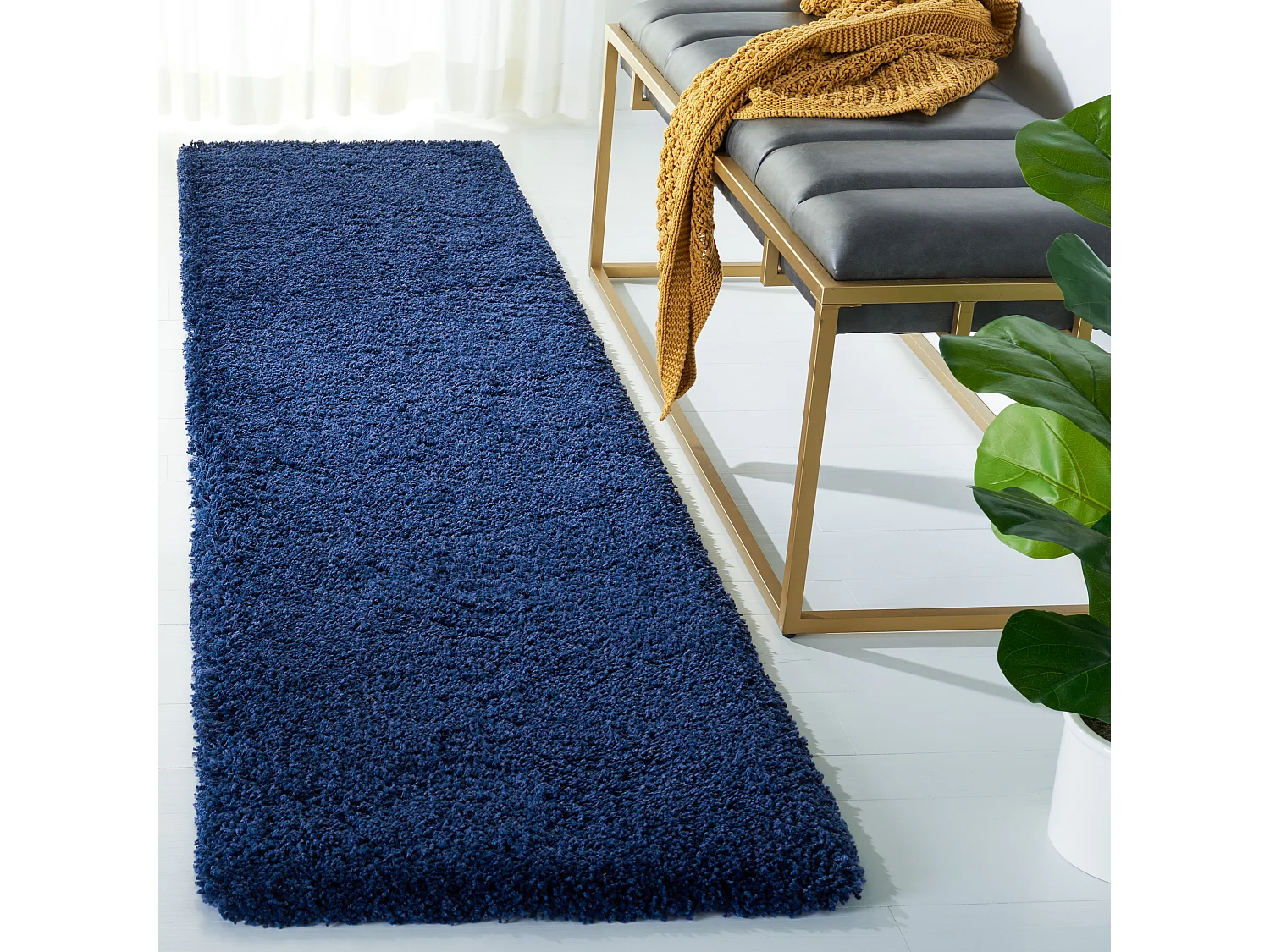 Tapis Bleu marine 61 X 91 cm - Bowery