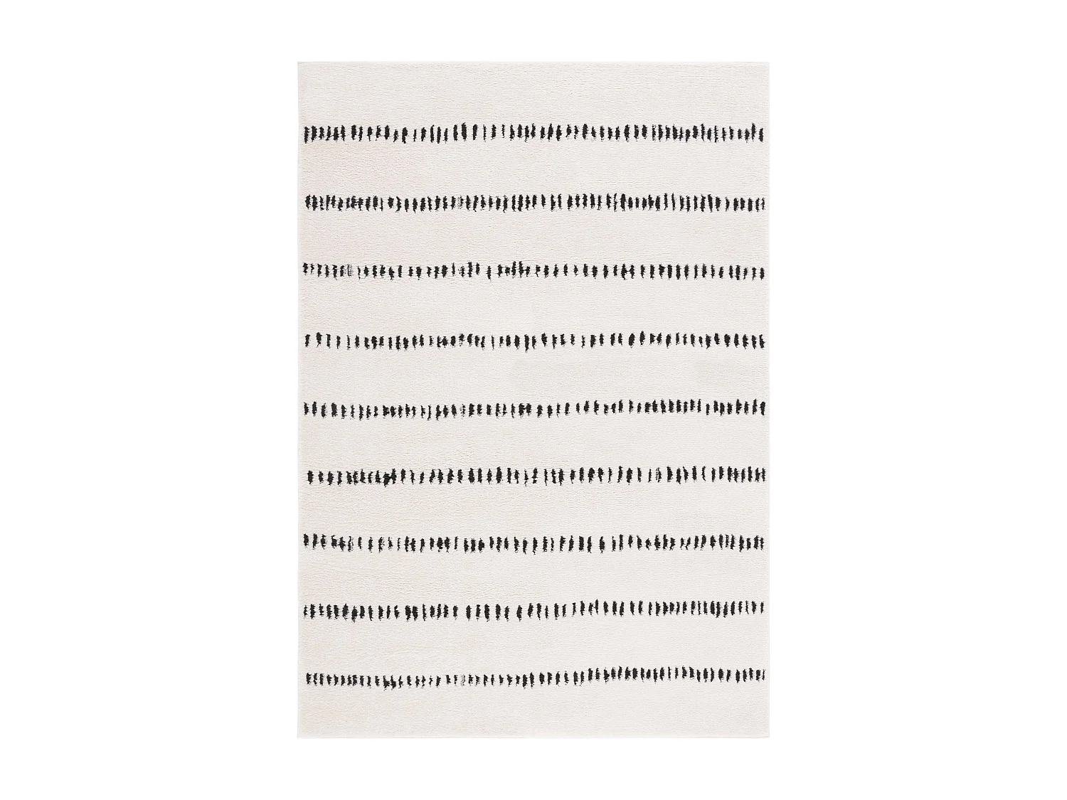 Tapis Ivoire/Noir 122 X 183 cm - Aramin