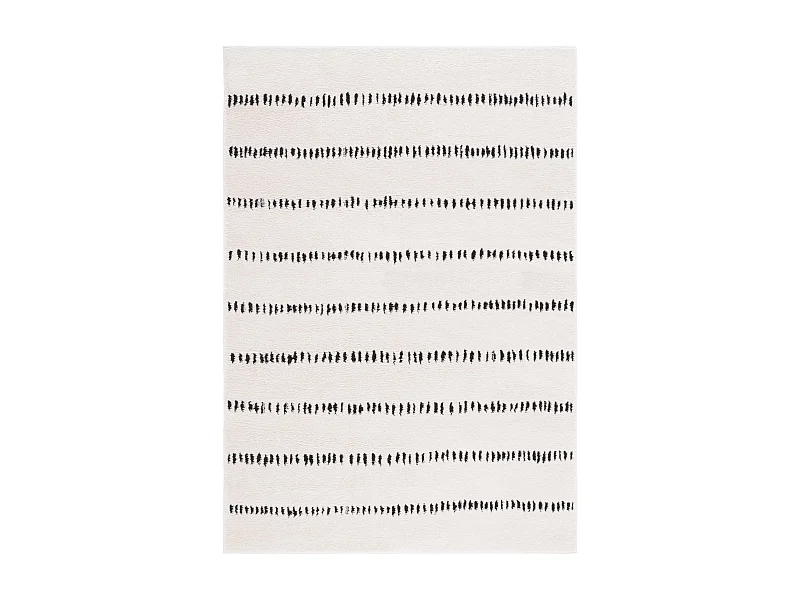 Tapis Ivoire/Noir 122 X 183 cm - Aramin