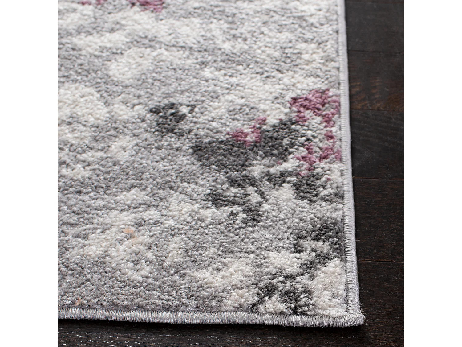 Tapis Gris/Violet 122 X 183 cm - Alyssa
