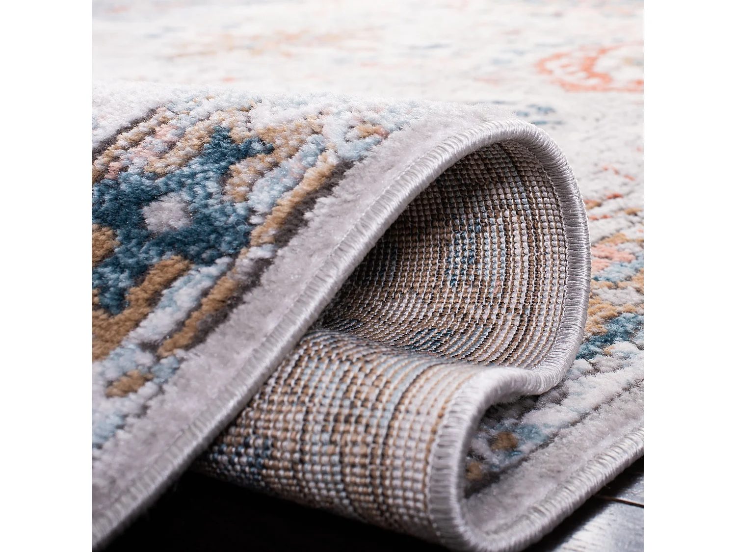 Tapis Gris/Bleu 160 X 229 cm - Adelynn