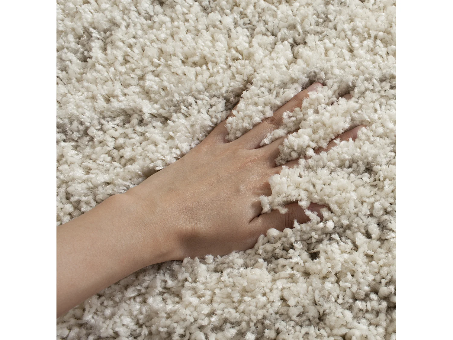 Tapis Neutre/Blanc 91 X 152 cm - Flint