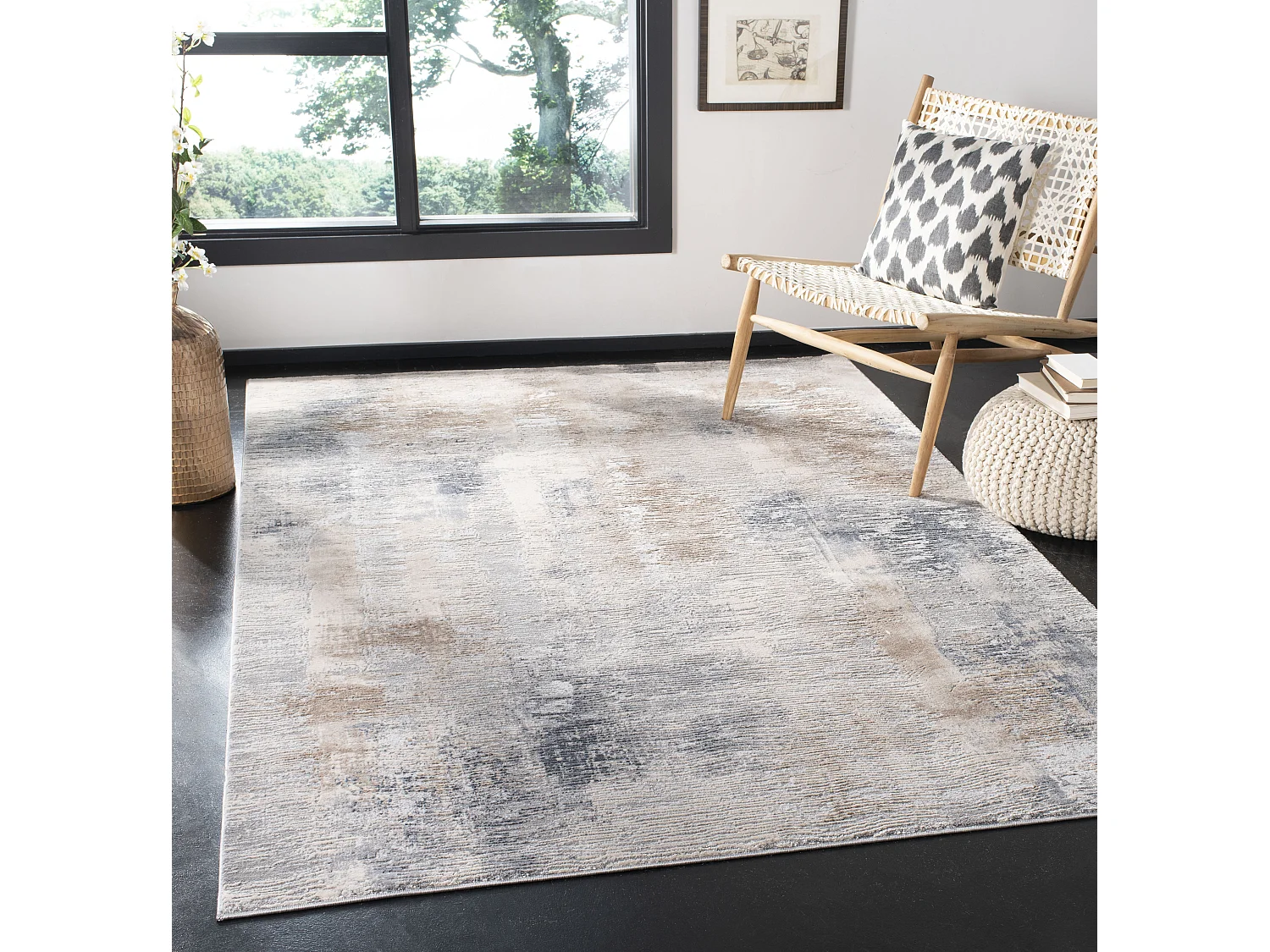 Tapis Neutre/Gris 160 X 229 cm - Marie