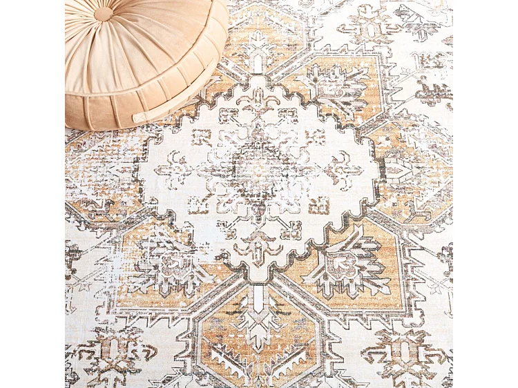 Tapis Beige/Or 91 X 152 cm - Bailee