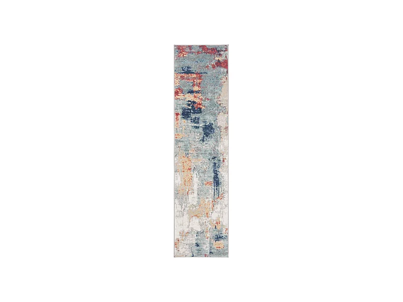 Tapis Gris/Rouge 61 X 244 cm - Danni