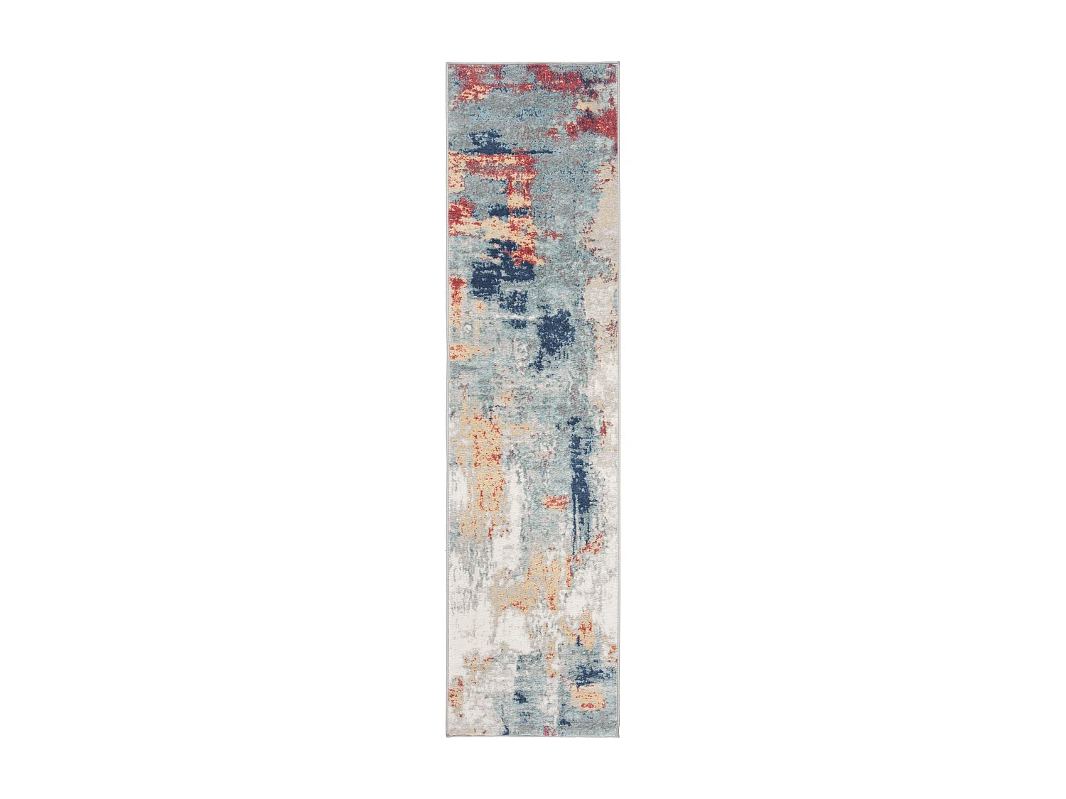 Tapis Gris/Rouge 61 X 244 cm - Danni