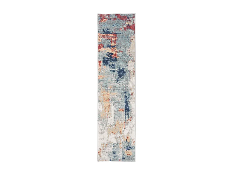 Tapis Gris/Rouge 61 X 244 cm - Danni