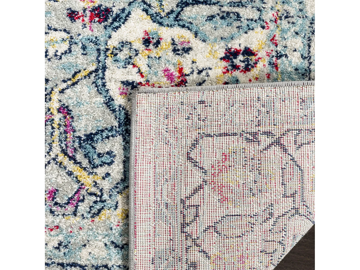 Tapis Bleu/Rose 122 X 183 cm - Margaret