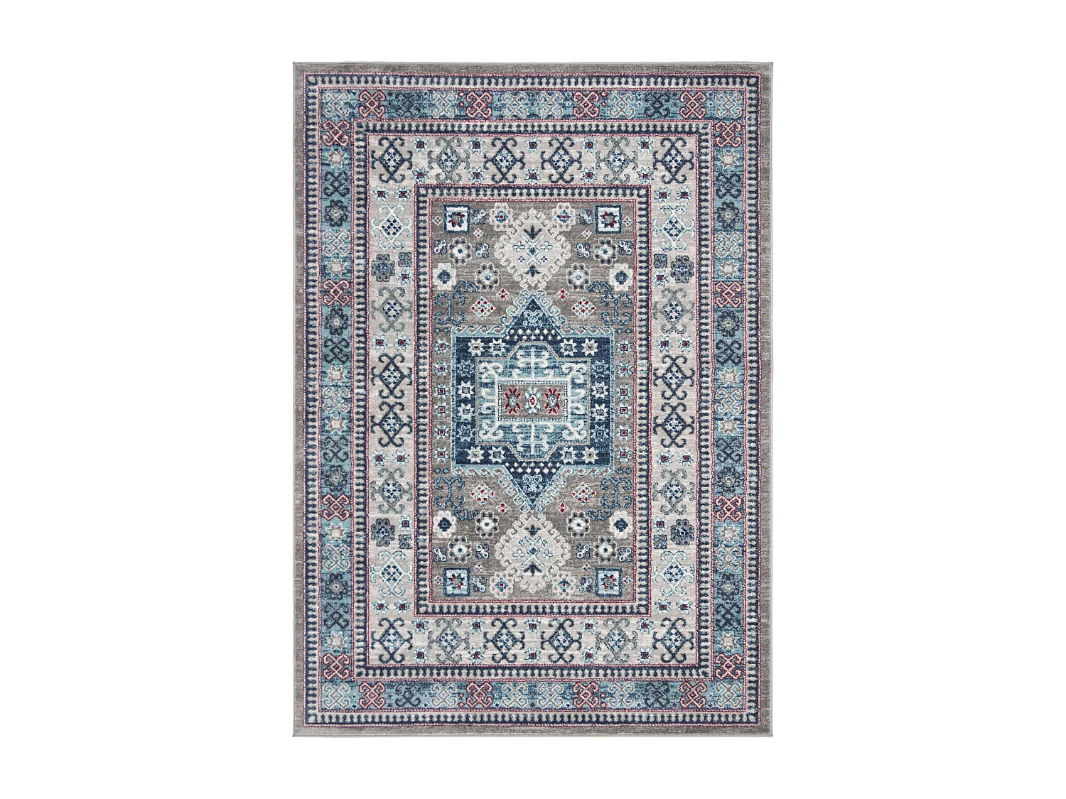 Tapis Gris/Bleu 122 X 183 cm - Kathryn