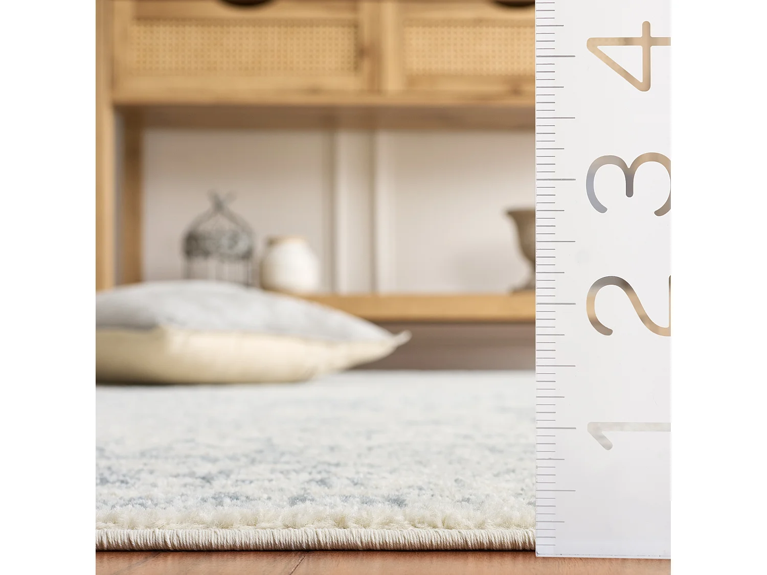 Tapis Neutre/Bleu/Gris 183 X 274 cm - Lucinda