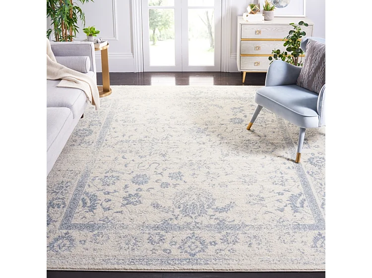 Tapis Neutre/Bleu/Gris 183 X 274 cm - Lucinda