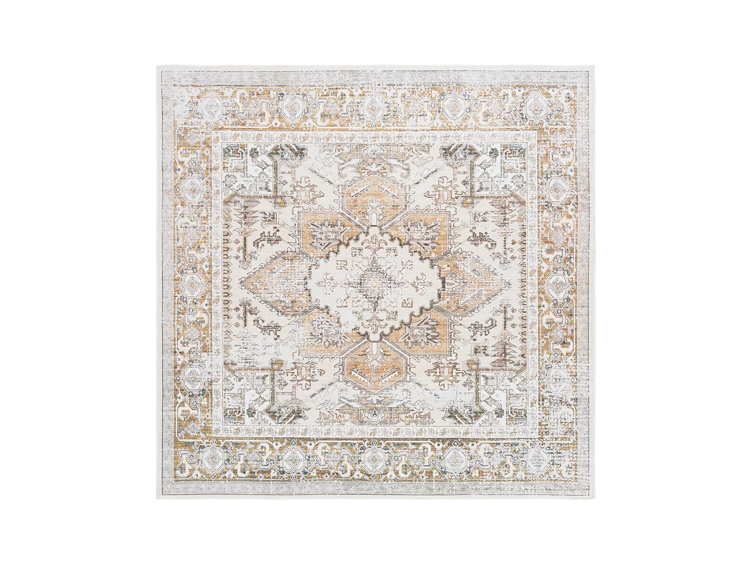 Tapis Beige/Or 183 X 183 cm - Bailee