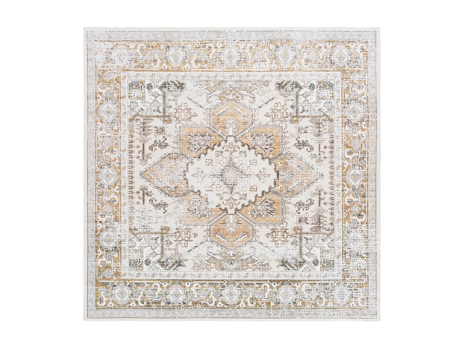 Tapis Beige/Or 183 X 183 cm - Bailee