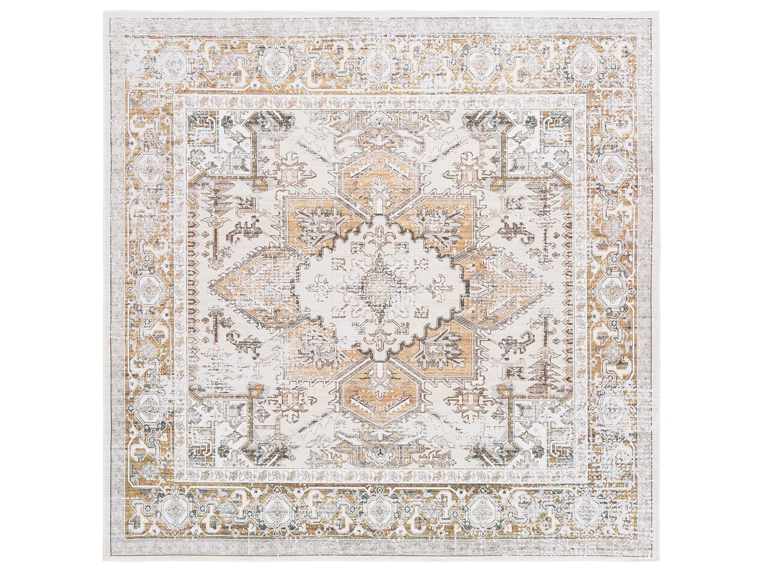 Tapis Beige/Or 183 X 183 cm - Bailee