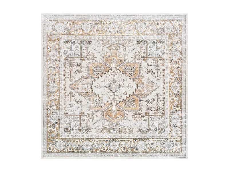 Tapis Beige/Or 183 X 183 cm - Bailee