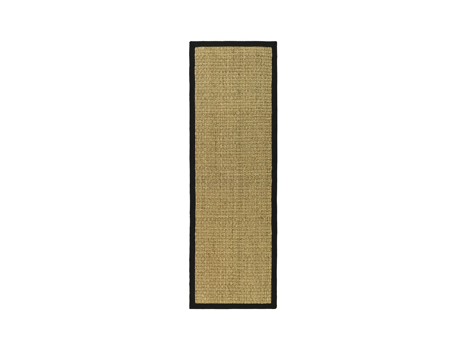 Tapis Neutre/Noir 76 X 244 cm - Roselyn