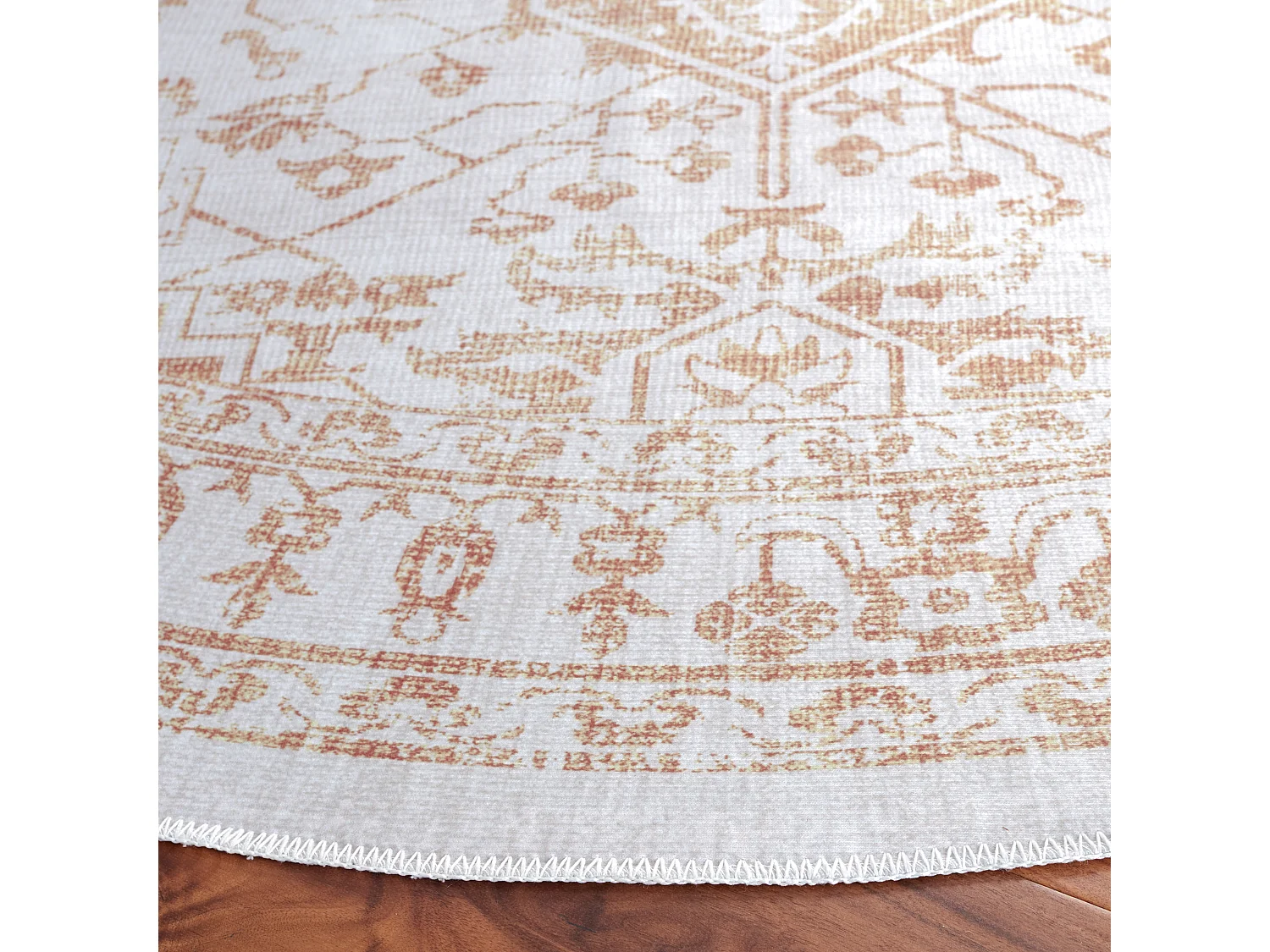 Tapis Beige/Or 183 X 183 cm - Briella