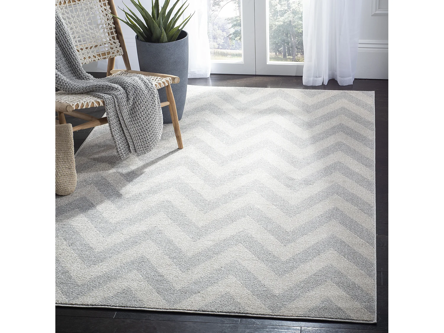 Tapis Gris/Neutre 213 X 213 cm - La Victoria