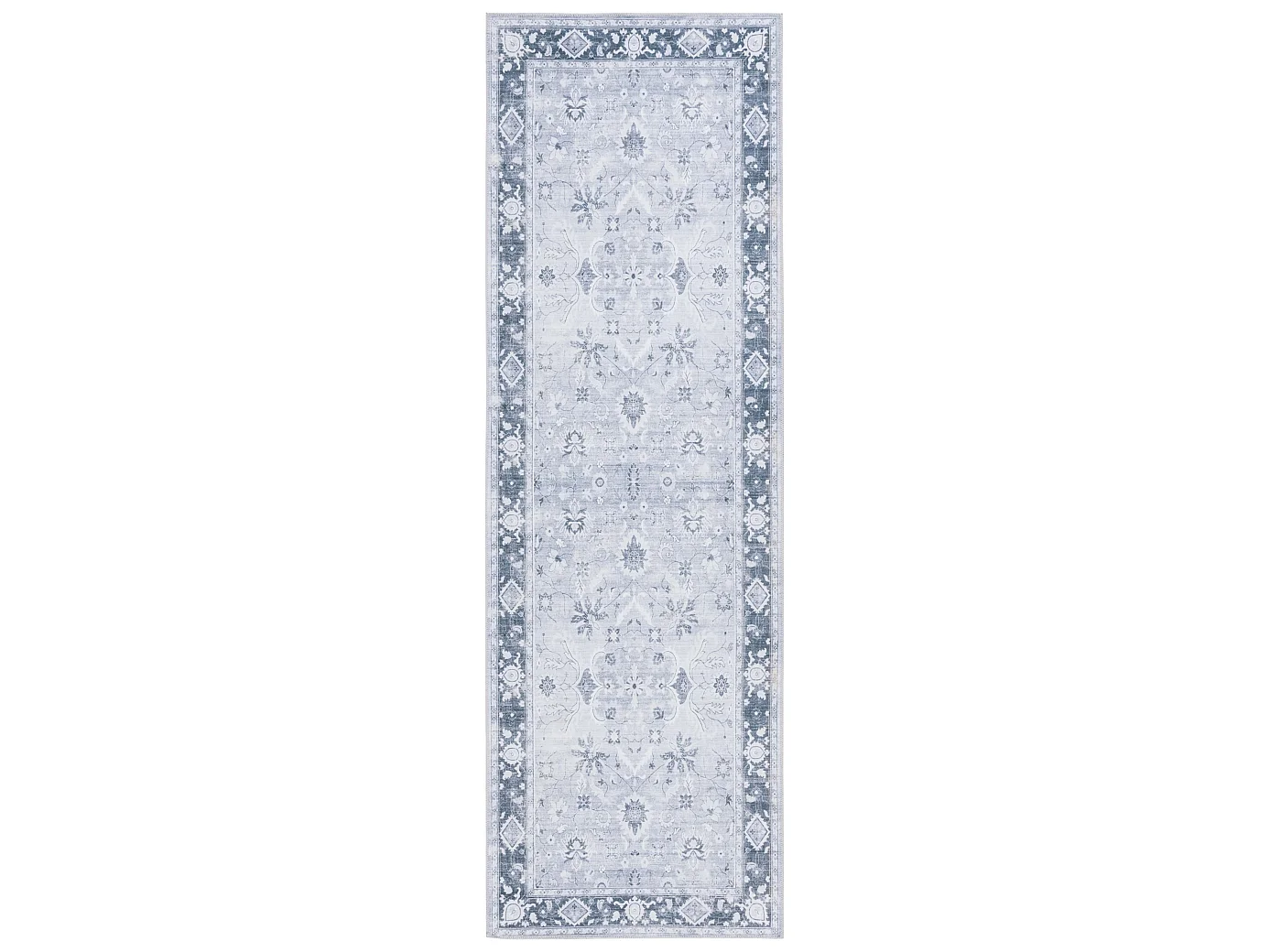 Tapis Gris clair/Gris vert 76 X 244 cm - Cadence
