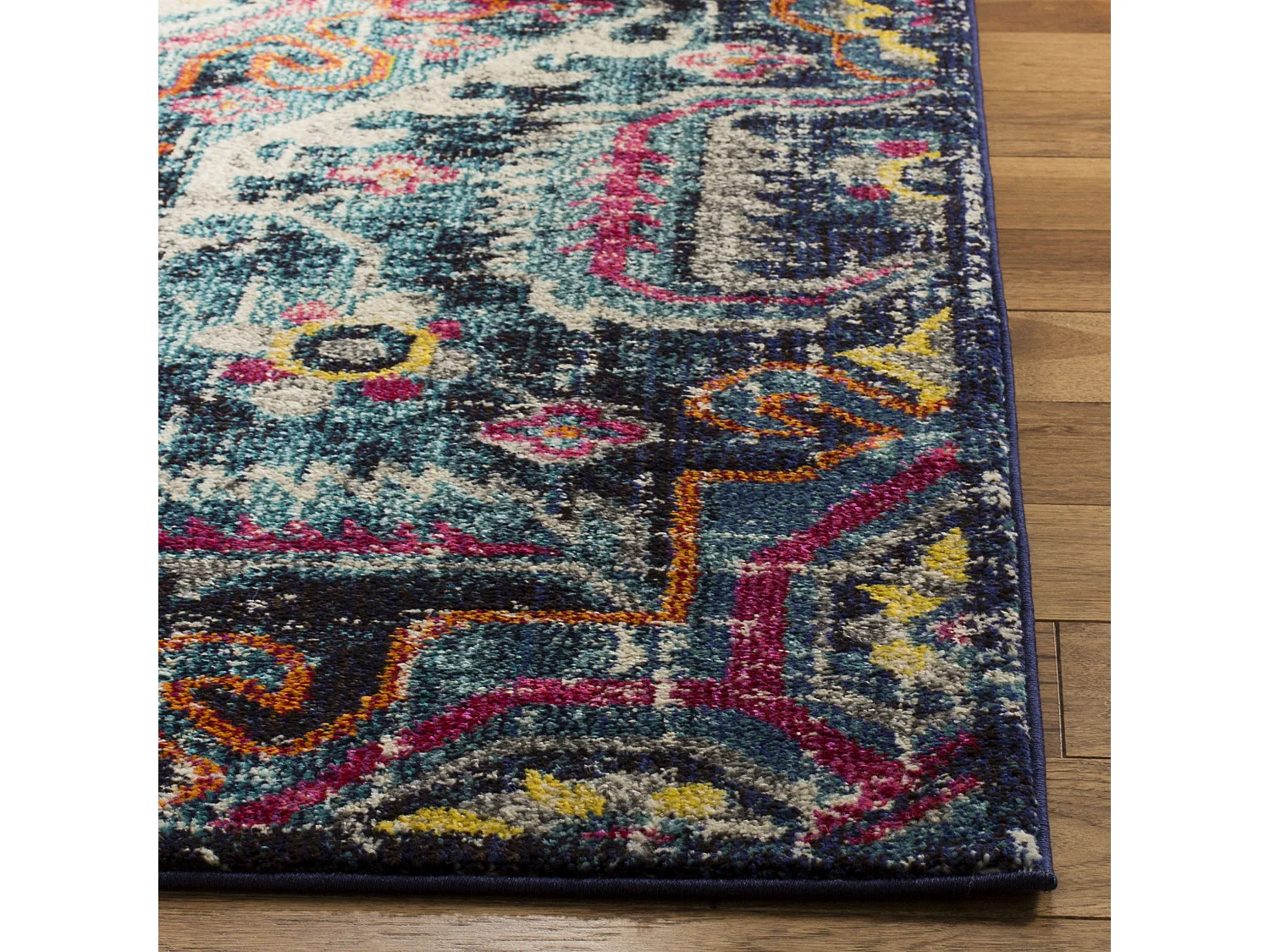 Tapis Bleu/Rose 122 X 170 cm - Negin Area