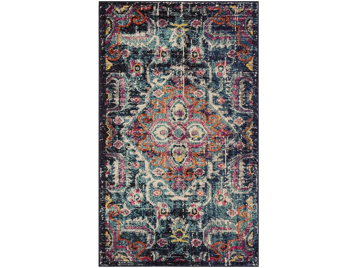Tapis Bleu/Rose 122 X 170 cm - Negin Area