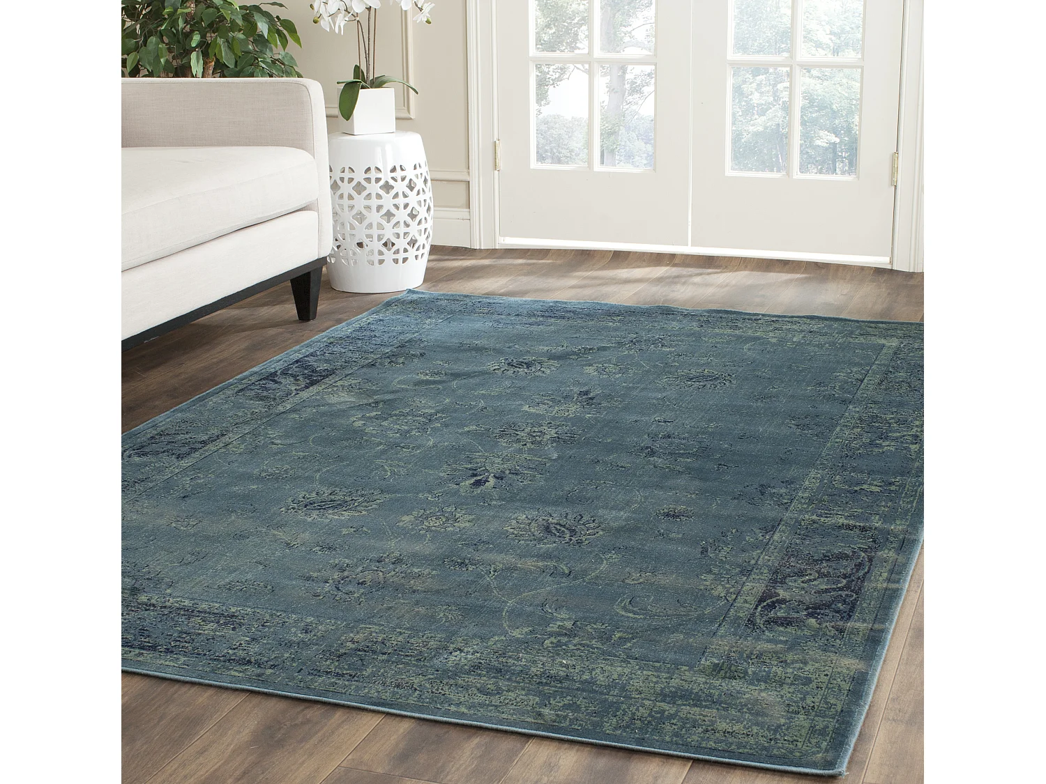 Tapis Bleu/Multicolore 122 X 170 cm - Peri