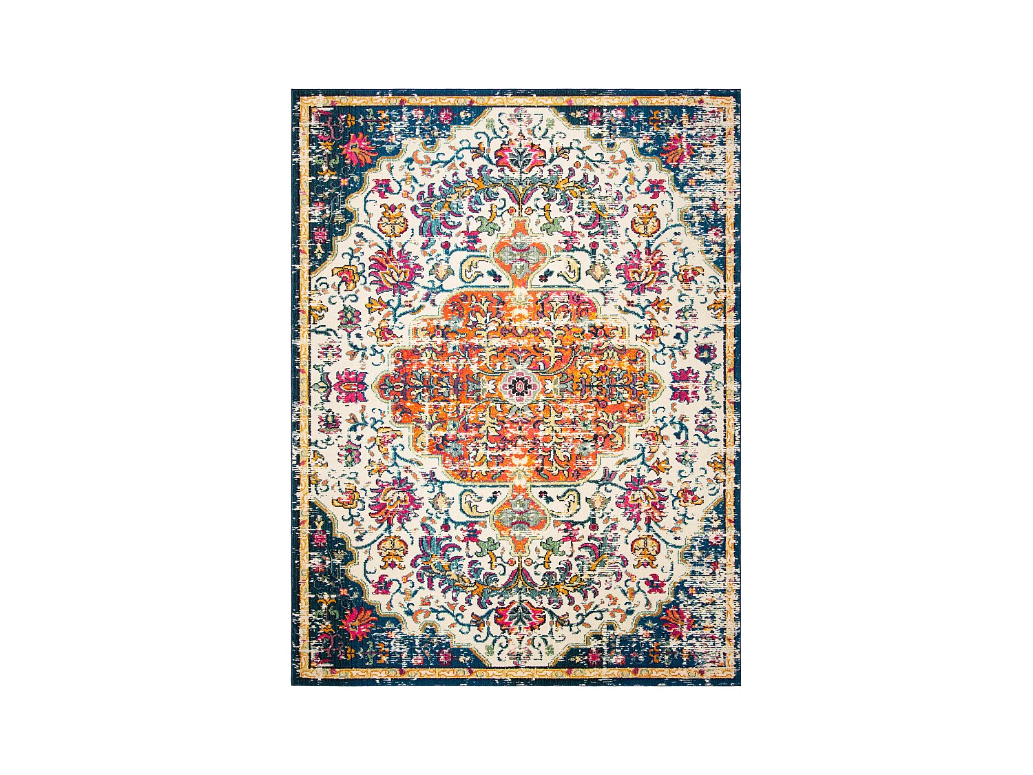 Tapis Ivoire/Orange 244 X 305 cm - Maia