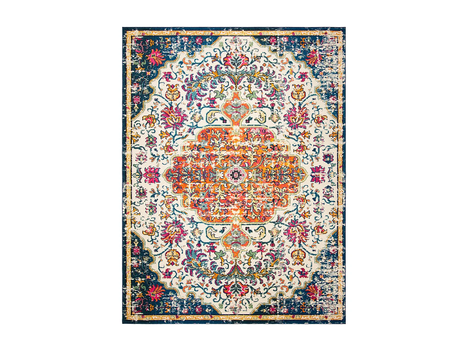 Tapis Ivoire/Orange 244 X 305 cm - Maia
