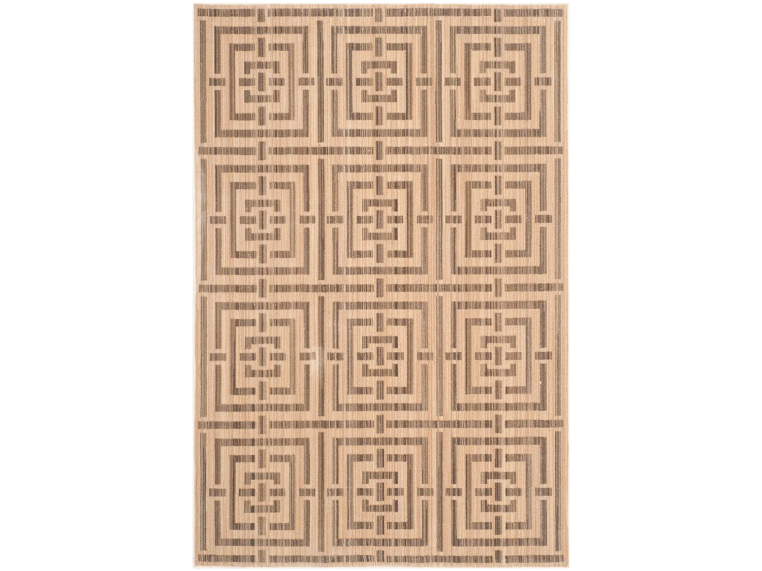 Tapis Jaune/Neutre 155 X 229 cm - Mendoza