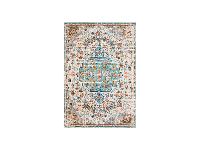 Tapis Gris/Bleu 160 X 229 cm - Maia