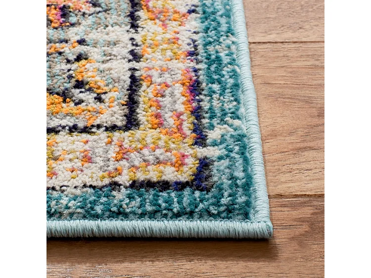 Tapis Gris/Bleu 160 X 229 cm - Maia