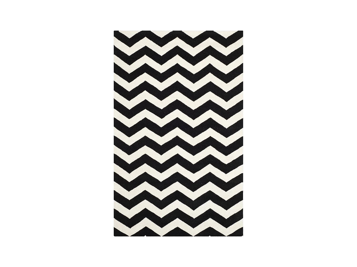 Tapis Neutre/Noir 183 X 274 cm - Anneliese
