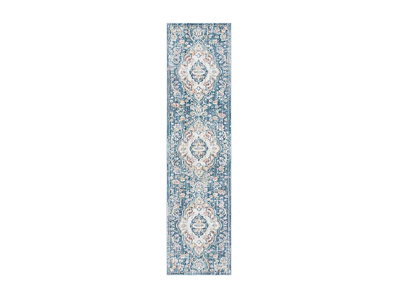 Tapis Neutre/Bleu 69 X 244 cm - Headley