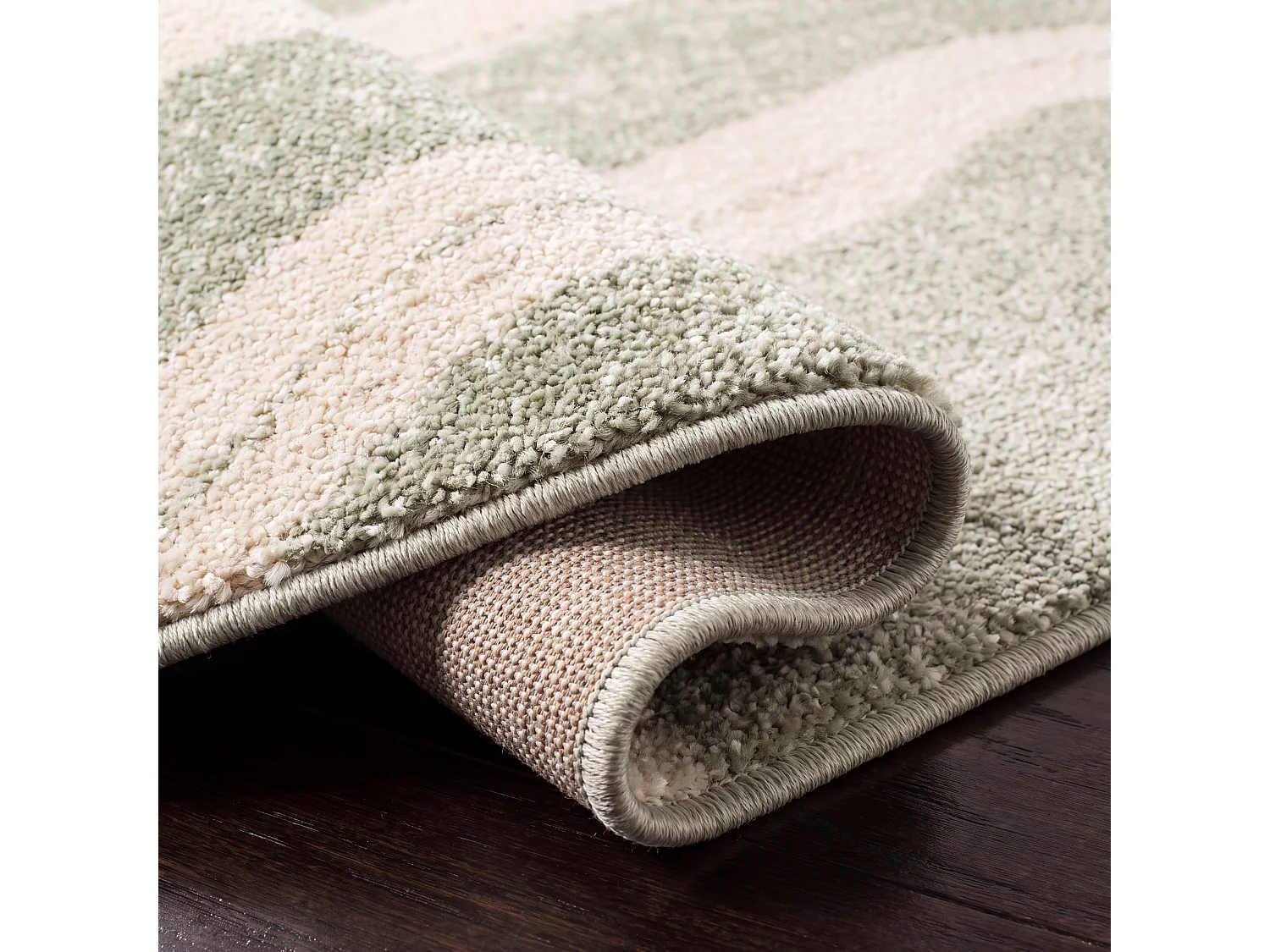 Tapis Vert/Neutre 155 X 229 cm - Leocadia