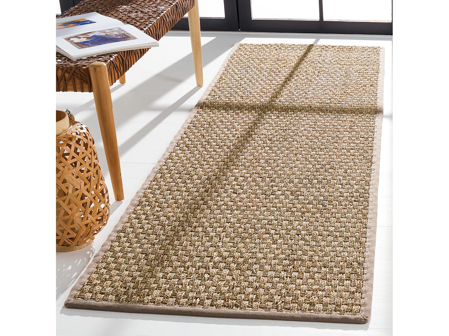 Tapis Marine/Gris 76 X 244 cm - Roselyn