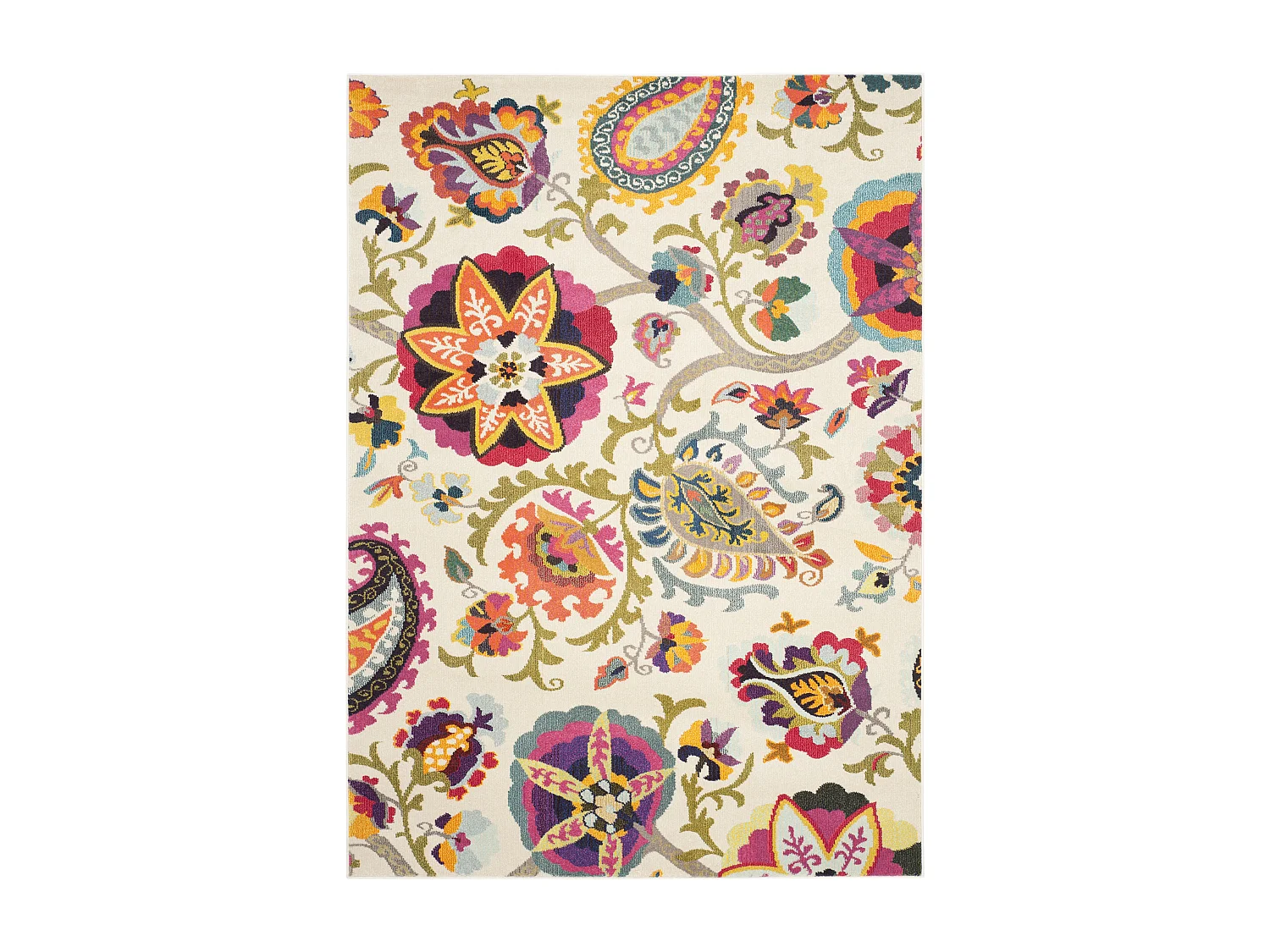 Tapis Neutre/Multicolore 201 X 279 cm - Maryellis