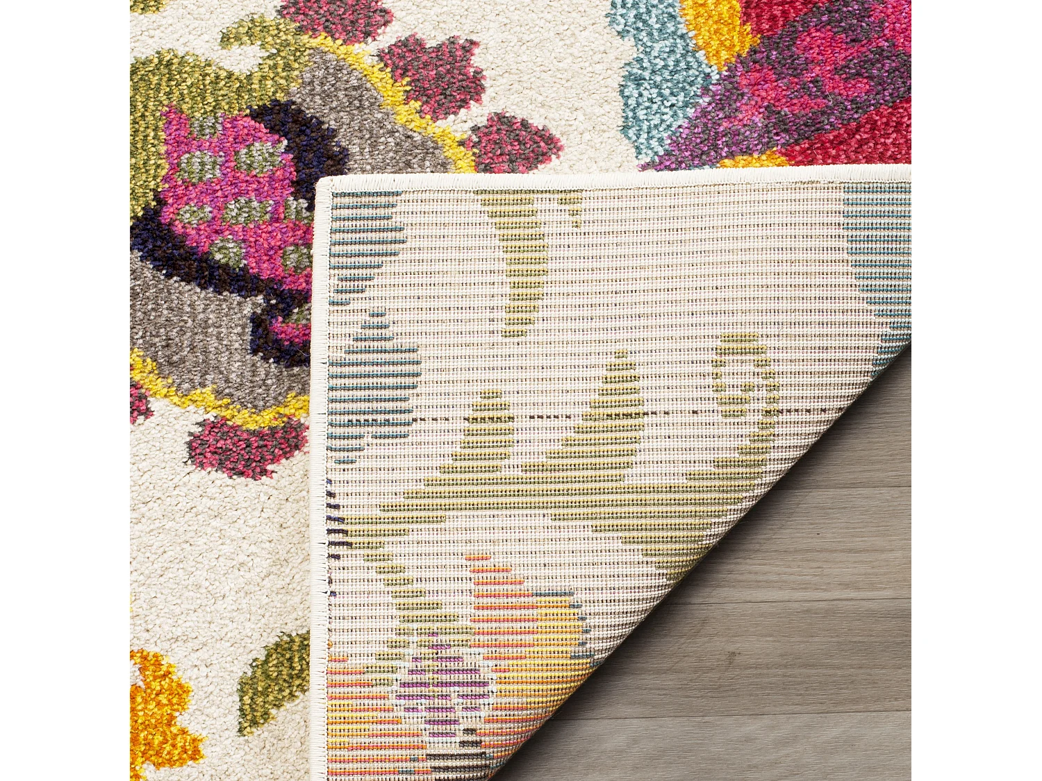 Tapis Neutre/Multicolore 201 X 279 cm - Maryellis