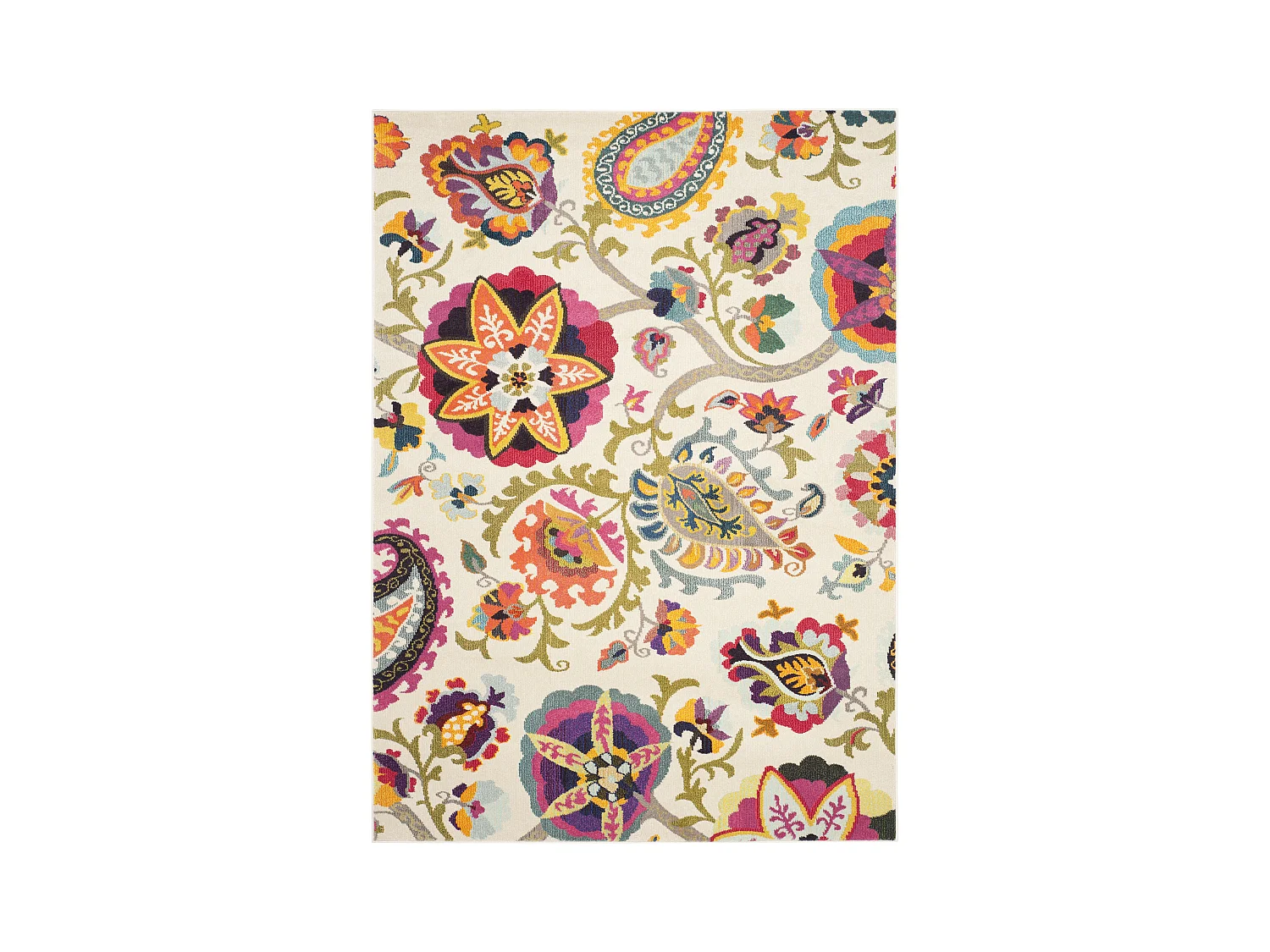Tapis Neutre/Multicolore 201 X 279 cm - Maryellis