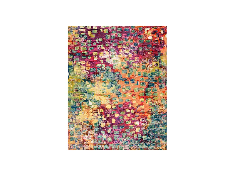 Tapis Fuchsia/Or 244 X 305 cm - Paisley