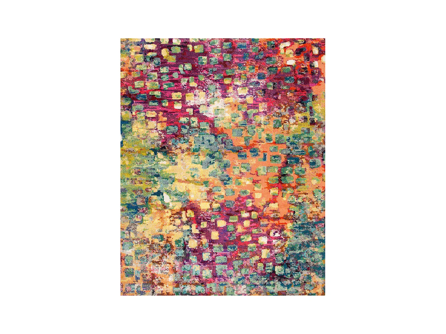 Tapis Fuchsia/Or 244 X 305 cm - Paisley