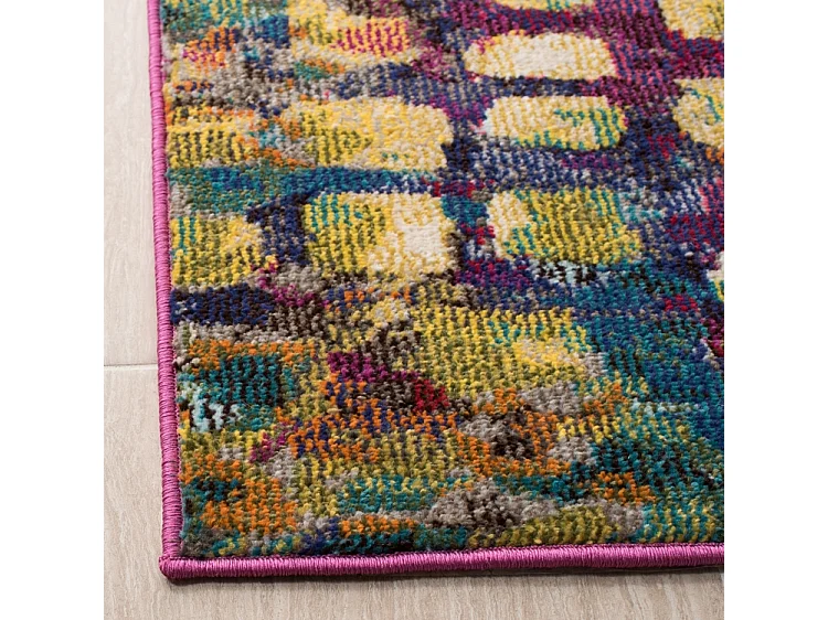Tapis Fuchsia/Or 244 X 305 cm - Paisley