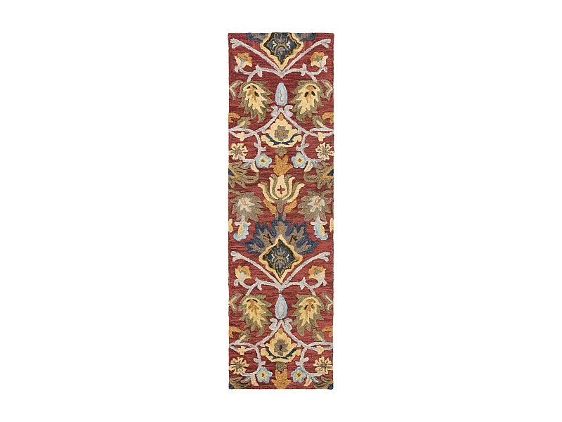 Tapis Rouge/Multicolore 69 X 183 cm - Juni